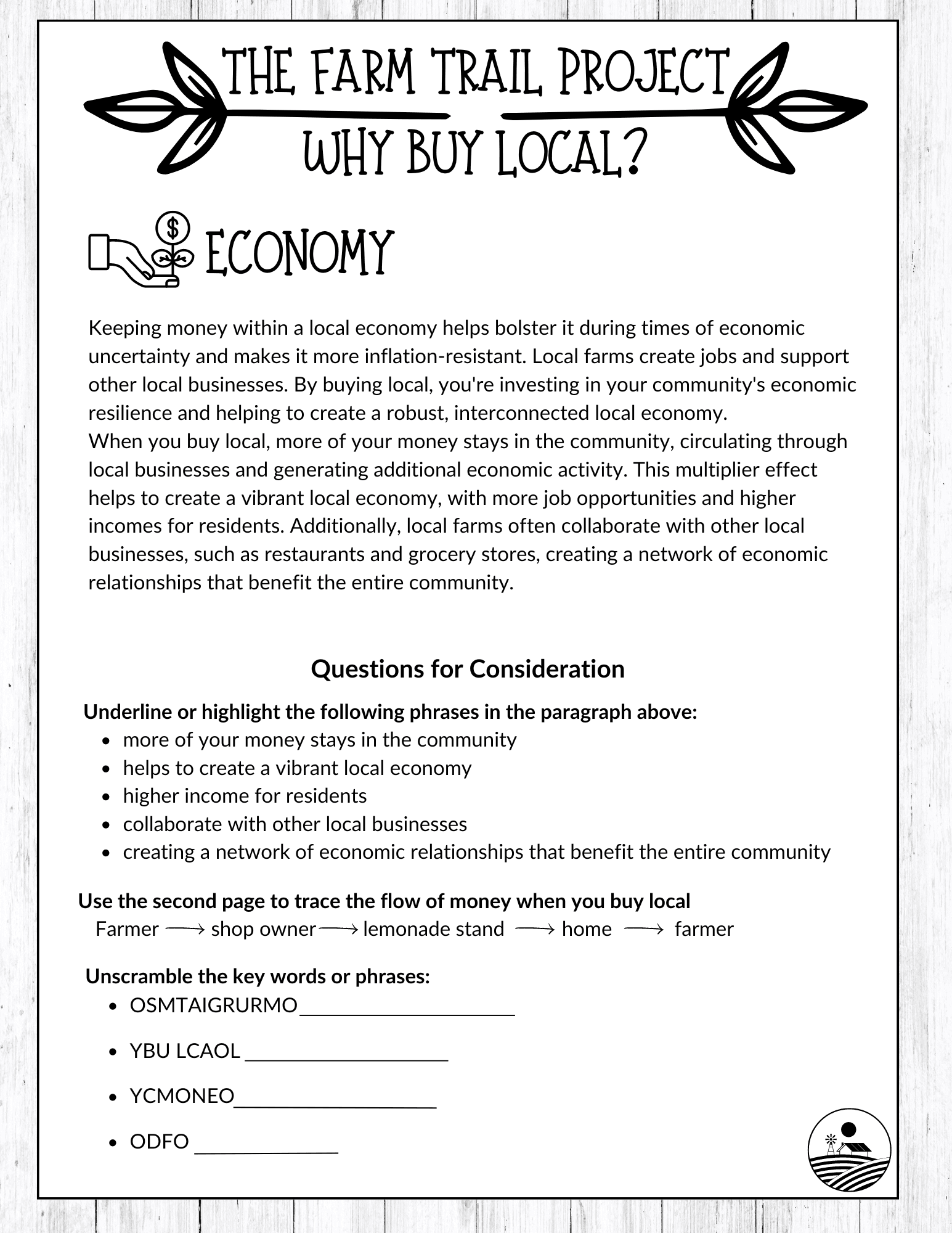 Local Food & The Economy Preview