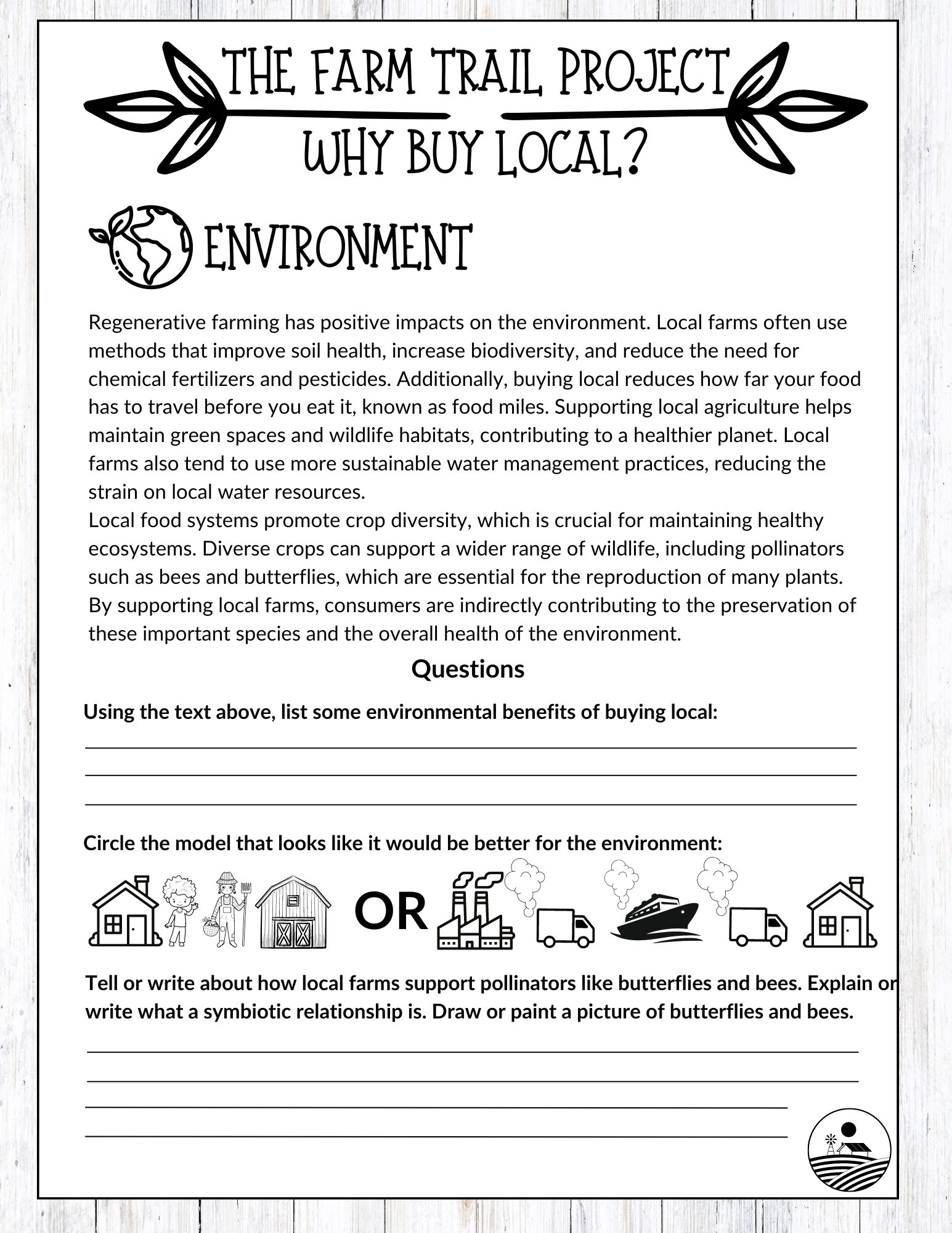 Environmental Impact Worksheet Preview